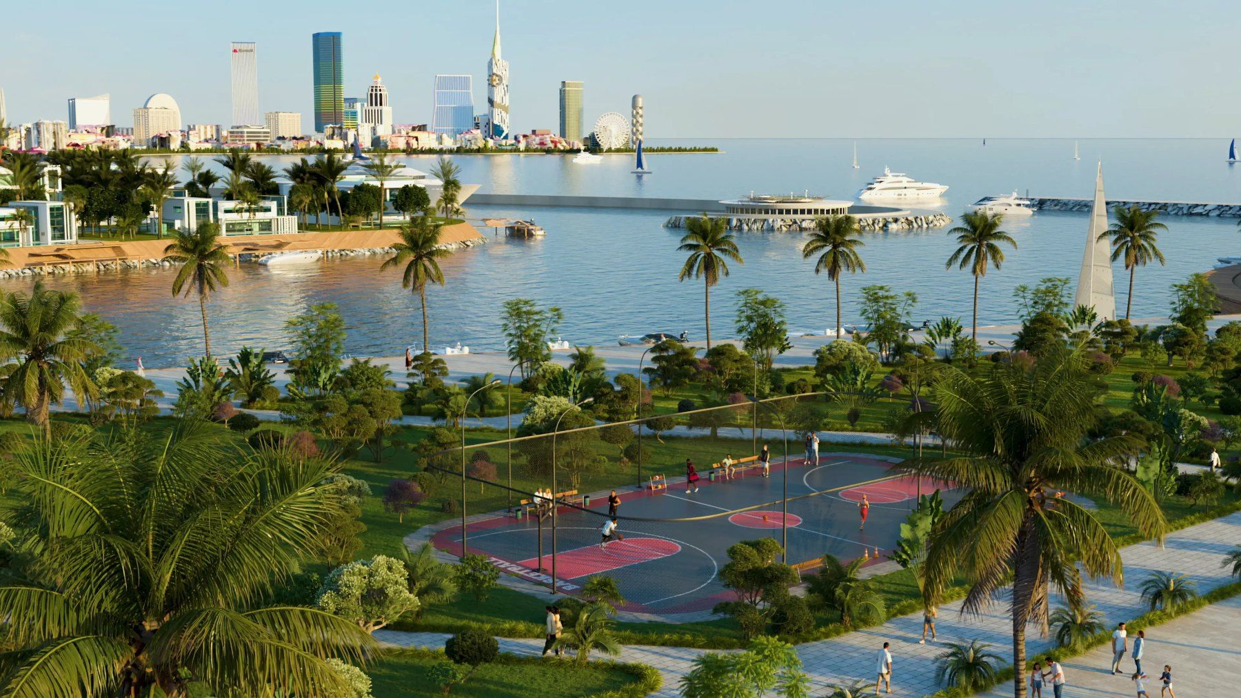 Park by the sea