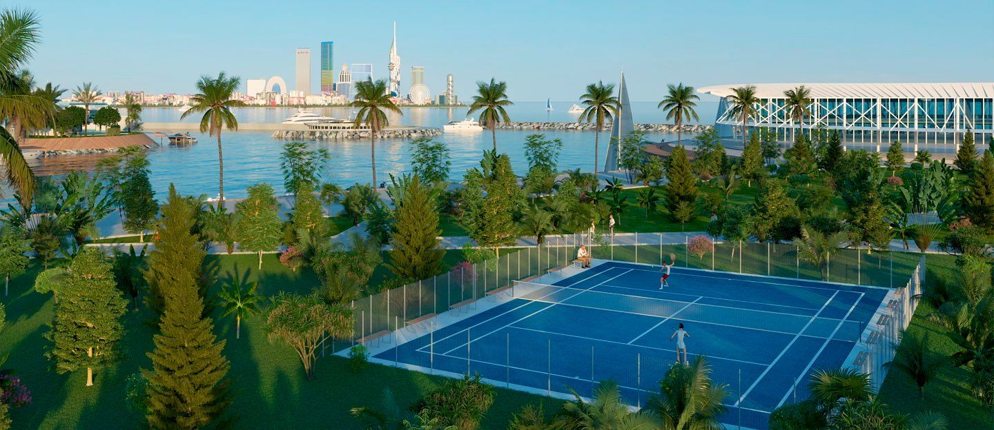 Tennis courts