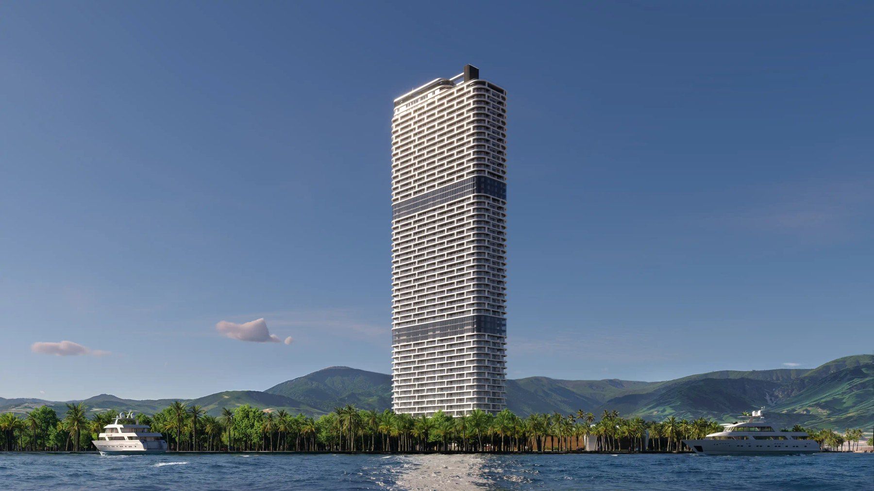 The tower from the sea